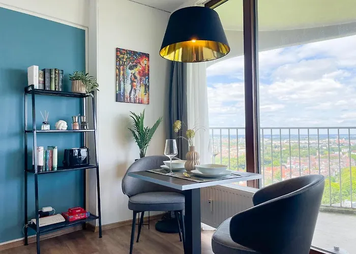 Appartement Uniqe - Sky-tv - 23 Og - Stadtblick - Kongress Augsbourg