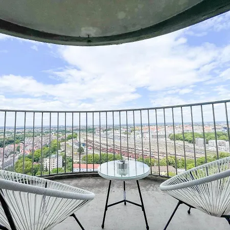 Appartement E&k Living - Sky-tv - 23 Og - Stadtblick - Kongress Augsbourg